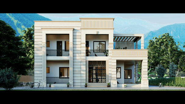 Modern facade design, contemporary facade design, neo classical facadde design , modern home elevation , villa design , bungalow design.