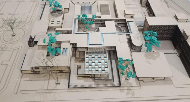 Physical model design , display model , architectural model , rehabilitation centre.