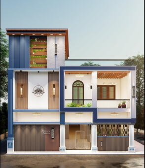 Classical elevation , unique elevation design , facade design , residence design , home design.