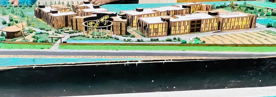 Physical model design , display model , architectural model , bastar university model.